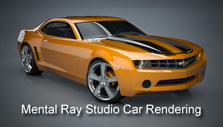 Mental Ray Studio Car Rendering